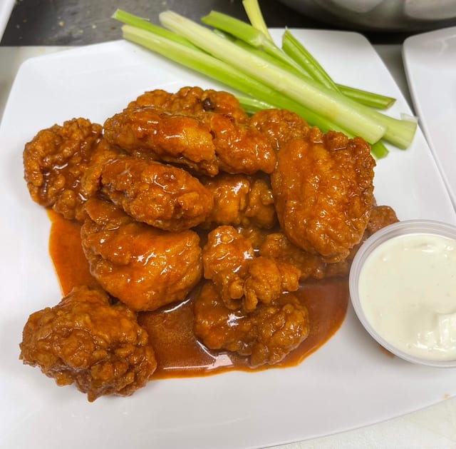 Boneless Chicken Wings.