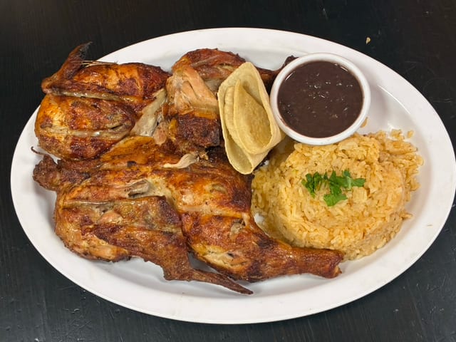 Whole Charcoal Chicken.