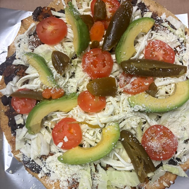 Mexican Tlayuda.
