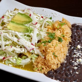 Green Shrimp Enchiladas