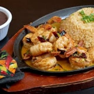 Garlic Shrimp Platter