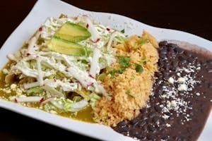 Vegetales (Vegetables) Enchilada.