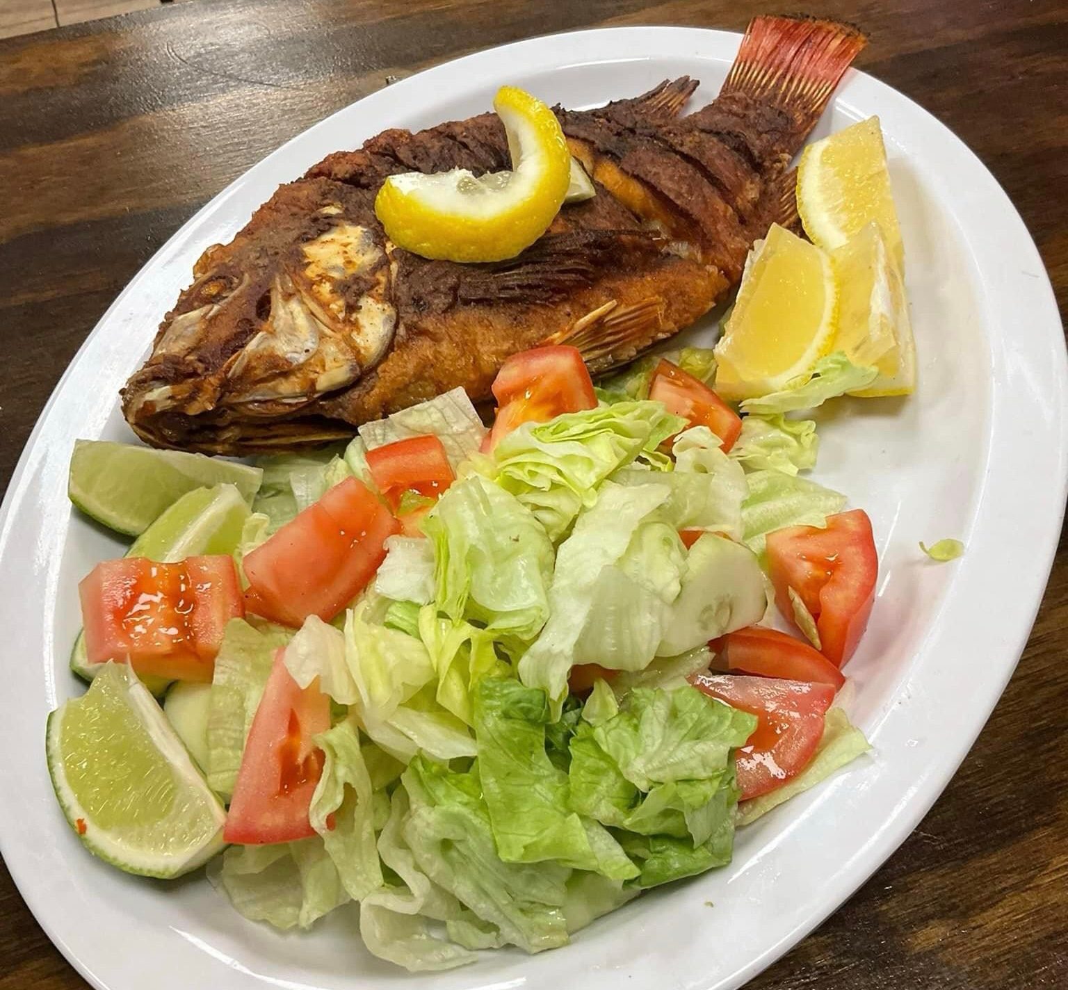 Whole Fried Fish.