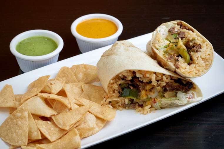 Shrimp Burrito.
