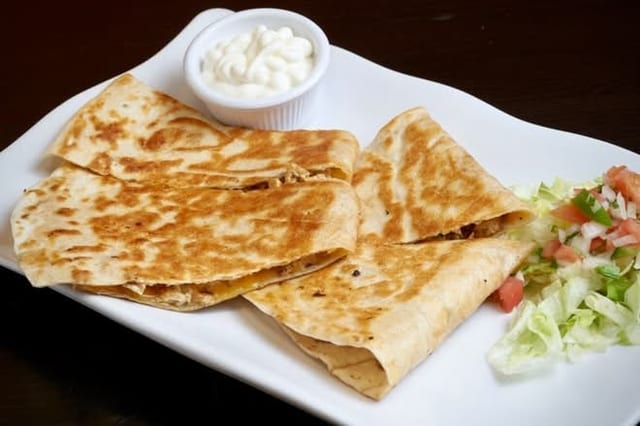 Buffalo Chicken Quesadilla.